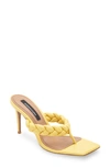 Bcbgmaxazria Women's Bella Braided Thong Sandal Women's Shoes In Tuscany Yellow