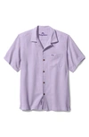 Tommy Bahama Royal Bermuda Standard Fit Silk Blend Camp Shirt In Spring Lavender