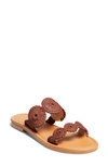 Jack Rogers Women's Lauren Ii Slide Sandals In Mocha/mocha