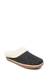 Minnetonka Eco Spruce Faux Fur Slipper In Black