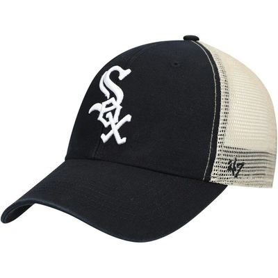 47 ' Black/natural Chicago White Sox Flagship Washed Mvp Trucker Snapback Hat