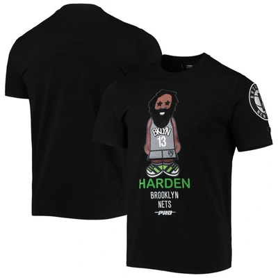 Pro Standard James Harden Black Brooklyn Nets Caricature T-shirt
