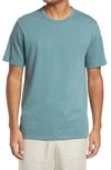 Vince Solid T-shirt In Washed Sea Route