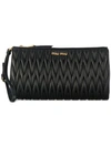 Miu Miu Women's Black Leather Pouch