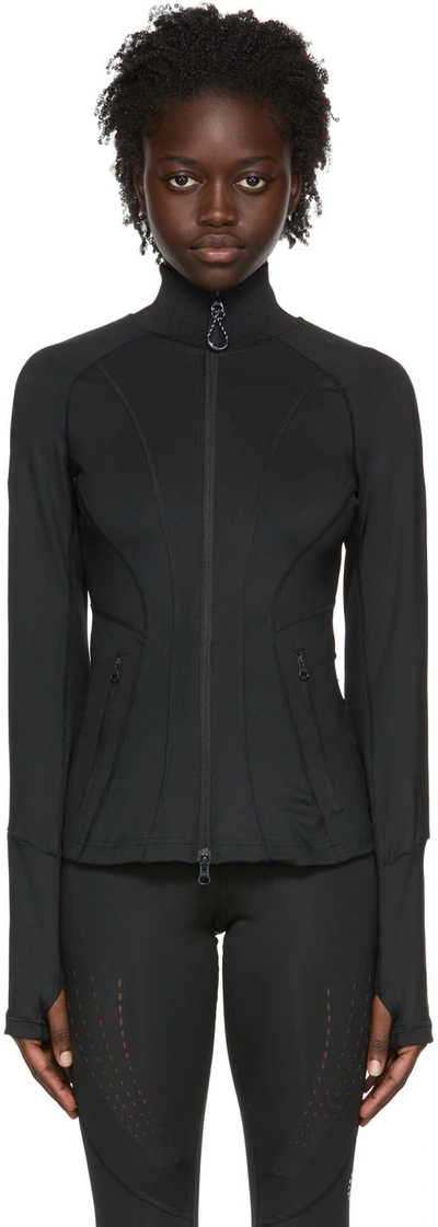 Adidas By Stella Mccartney Truepurpose High-neck Thermal Midlayer Top In Black