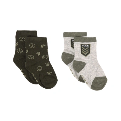 Ikks Kids' 2-pack Socks Gray In Grey