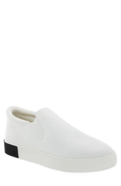 Strauss And Ramm Strauss + Ramm Slip-on Sneaker In White Camo