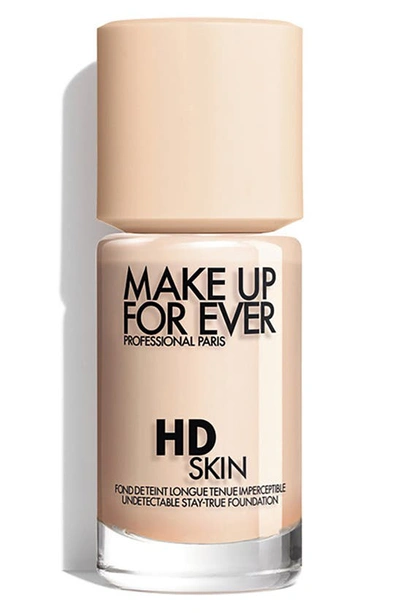 Make Up For Ever Hd Skin Undetectable Longwear Foundation 1r02 Cool Alabaster 1.01 oz/ 30 ml