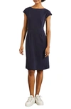 Boden Florrie Floral Jersey Dress In Navy