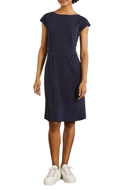 Boden Florrie Floral Jersey Dress In Navy