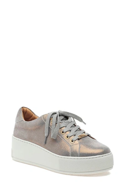 Jslides Maya Platform Sneaker In Bronze