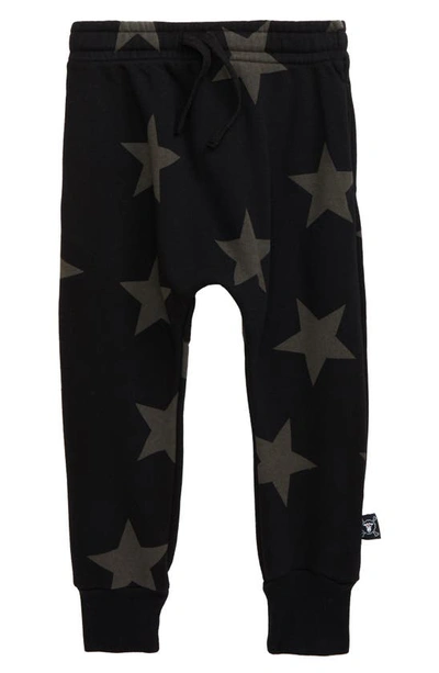 Nununu Star Baggy Pants In Black
