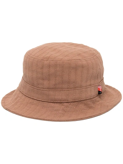 Honor The Gift Striped-bucket Hat In Brown
