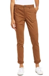 Wit & Wisdom Flex-ellent High Waist Cargo Pants In Tob-tobacco