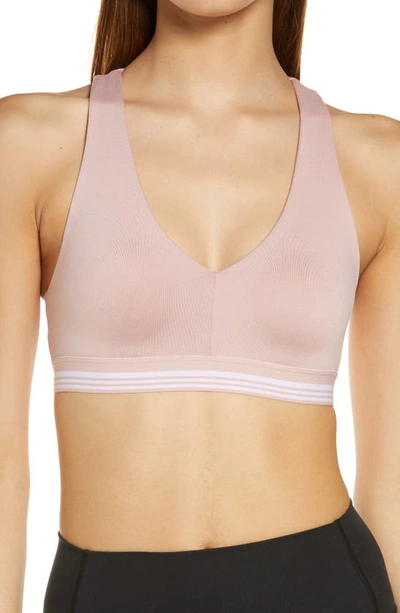 B.tempt'd By Wacoal B.active Racerback Sports Bra In Blush Pink