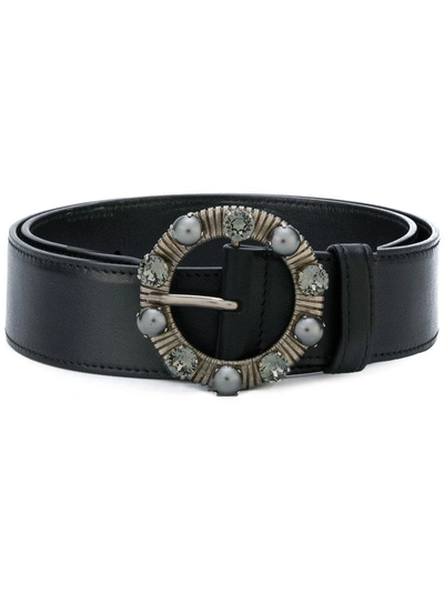 Miu Miu Embellished Buckle Belt