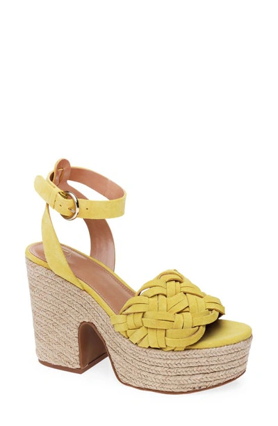 Espadrille Platform Espadrille Sandals Yellow Yellow Platform