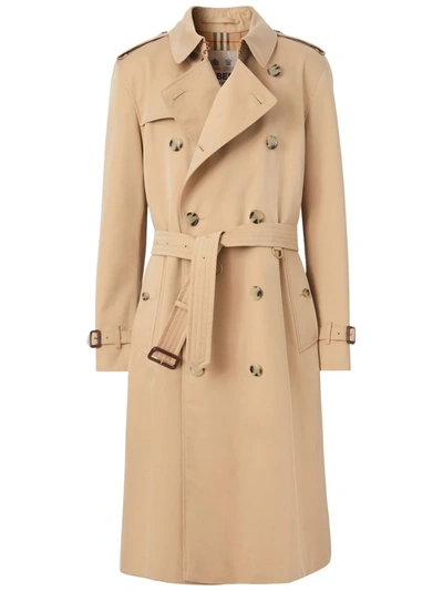 Burberry The Long Kensington Heritage Trench Coat In Miele