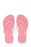 Havaianas Kids' 'slim' Flip Flop In Crystal Rose