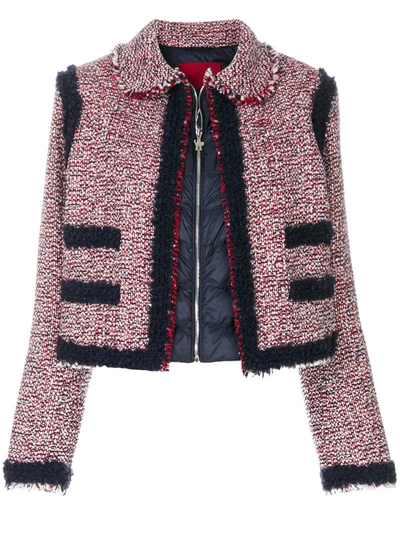 Moncler Aberdeen Cropped Jacket - Red