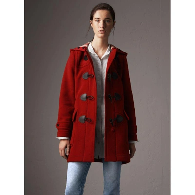Burberry The Mersey Duffle Coat In Parade Red | ModeSens