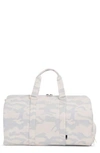 Herschel Supply Co Novel Cotton Canvas Duffel Bag - Beige In Washed Canvas Camo