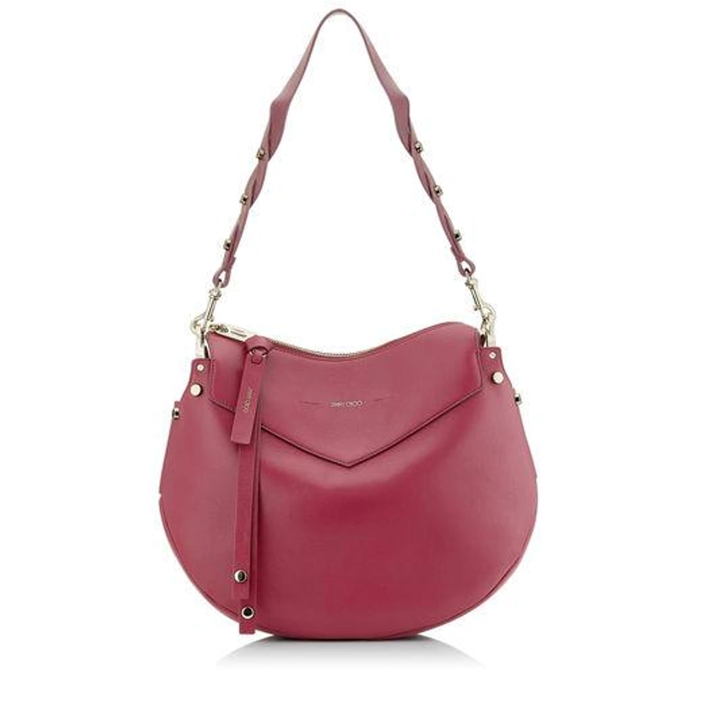 Jimmy Choo Artie Vino Nappa Leather Shoulder Bag ModeSens
