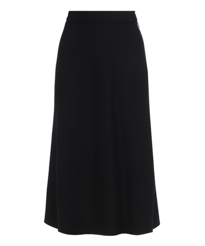Balenciaga Midi Skirt In Black