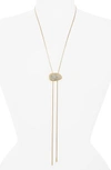 Madewell Bolo Necklace In Lt. Gold Ox