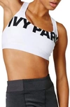 Ivy Park Women's  Logo Sports Bra In White