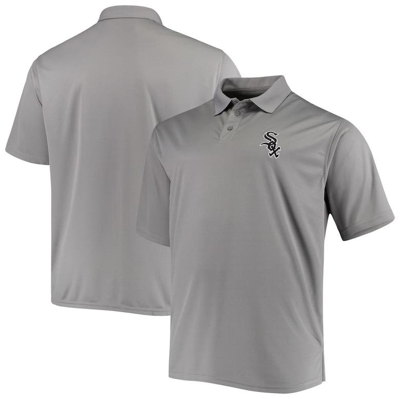 Fanatics Men's  Gray Chicago White Sox Big Tall Solid Birdseye Polo Shirt