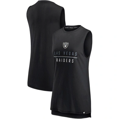 Fanatics Branded Black Las Vegas Raiders True Contender Tank Top