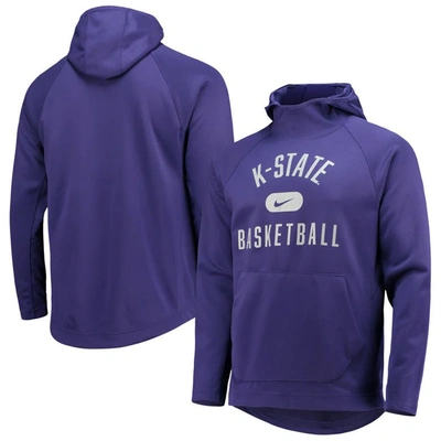 Nike Purple Kansas State Wildcats Spotlight Raglan Pullover Hoodie
