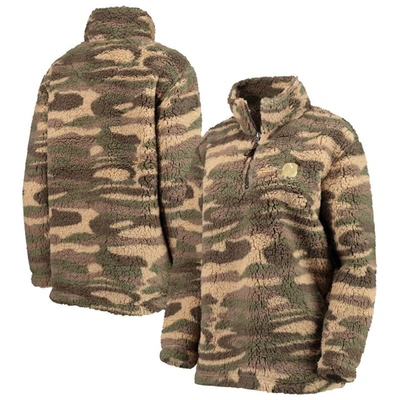 G-iii Sports By Carl Banks Camo New Jersey Devils Sherpa Quarter-zip Jacket