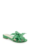 Cecelia New York Lila Slide Sandal In Green Melon