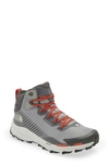 The North Face Vectiv Fastpack Futurelight™ Waterproof Mid Hiking Boot In Grey/ Grey