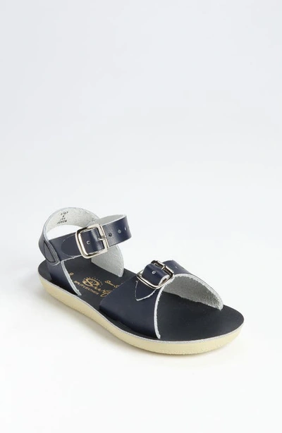 Salt Water Sandals By Hoy Kids' Surfer Water Friendly Sandal In Navy Blue