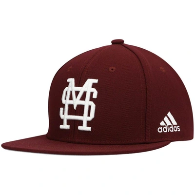 Adidas Originals Adidas Maroon Mississippi State Bulldogs Team On-field Baseball Fitted Hat