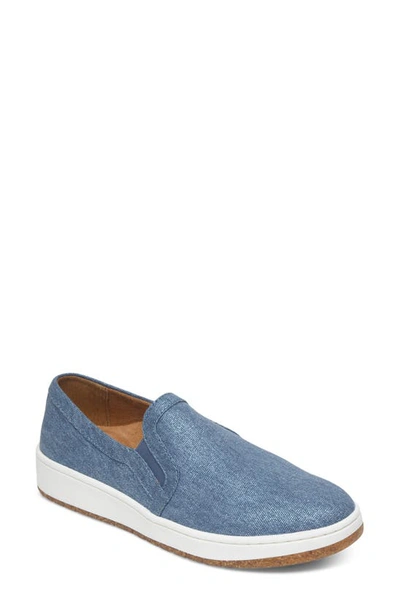 Aetrex Cameron Slip-on Sneaker In Denim