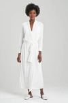 Natori Enchant Charmeuse Robe In Ivory