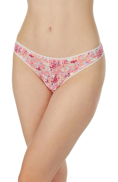 On Gossamer Triple Twist Mesh Bikini In Bright Spot