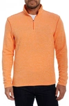 Robert Graham Men's Handley Classic-fit Quarter-zip Pullover In Orange