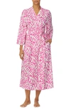 Refinery29 Print Wrap Robe In Pink Print