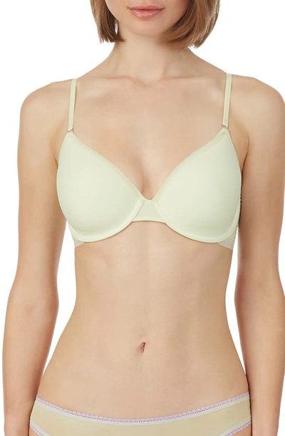 On Gossamer Next To Nothing Micro T-shirt Underwire Bra In Kiwi