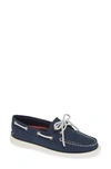 Sperry 'authentic Original' Boat Shoe In Navy Leather