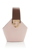 Danse Lente Mini Johnny Leather Top Handle In Pink