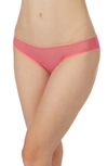 On Gossamer Mesh Bikini In Azalea Pink