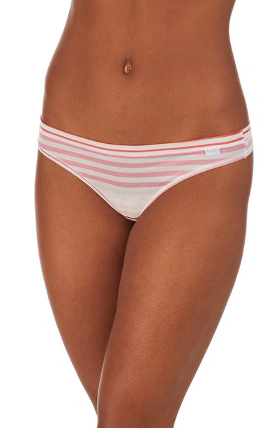 Dkny Stretch Modal Thong Dk8381 In Sorbet Stripe