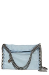 Stella Mccartney Mini Falabella Faux Leather Tote In Dusty Blue