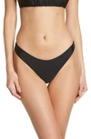 Jade Swim Expose High Cut Bikini Bottoms In Black